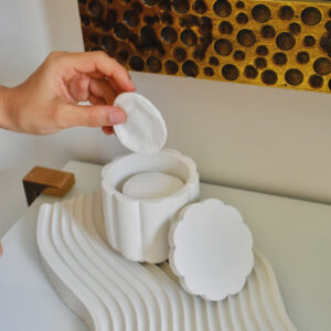 Pot flor con tapa